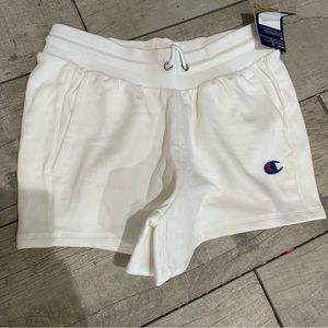 Champion Womens White Reverse Weave Draw String Pants Size M